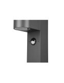 Baliza LED exterior pequeña con sensor de movimiento Roya IP44 detalle