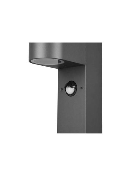 Baliza LED exterior pequeña con sensor de movimiento Roya IP44 detalle