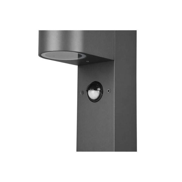 Baliza LED exterior pequeña con sensor de movimiento Roya IP44 detalle