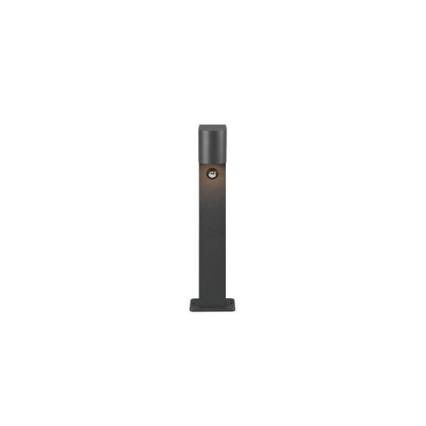 Baliza LED exterior pequeña con sensor de movimiento Roya IP44 perspectiva