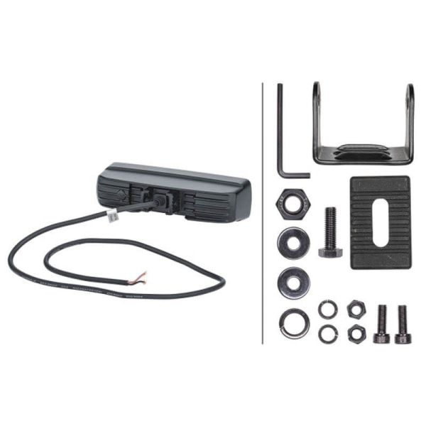 Barra LED rectangular de trabajo Black Magic Cube 6,2" 12V/24V 2.880Lm 1 Unds. con cable Hella 1FB 358 176-201 | LeonLeds
