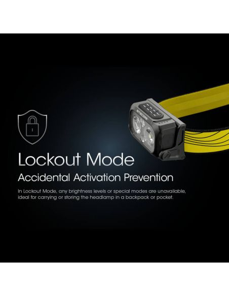 Linterna de cabeza NU25 Nitecore doble modo | LeonLeds