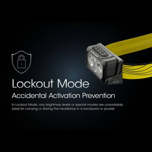 Linterna de cabeza NU25 Nitecore doble modo | LeonLeds