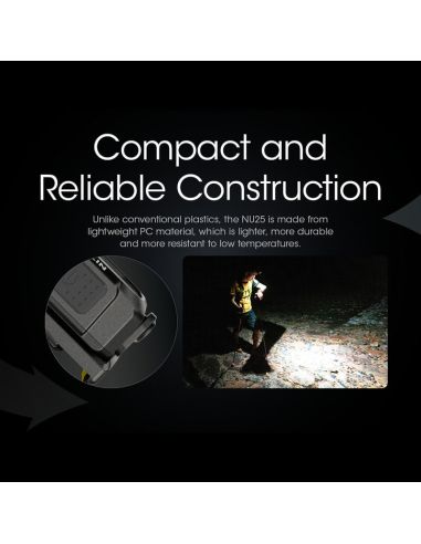Linterna de cabeza NU25 Nitecore  robusta| LeonLeds