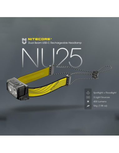 Linterna de cabeza NU25 Nitecore | LeonLeds