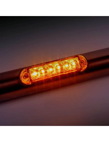 Piloto LED Estroboscópica Ambar 4 Programas XA1 EMC R10 IP68 FT-205 Fristom | LeonLeds
