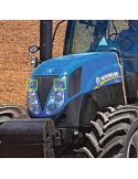 Faro LED redondo empotrable 40W de Ø 84 con conector Deutsch 12/24V New Holland | LeonLeds