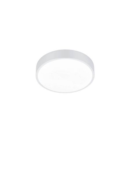 Plafón LED Waco pequeño blanco 28W 3200lm regulable luz fría