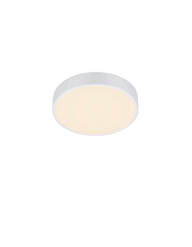 Plafón LED Waco pequeño blanco 28W 3200lm regulable | LeonLeds