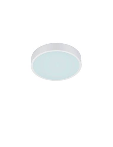 Plafón LED Waco pequeño blanco 28W 3200lm regulable negro