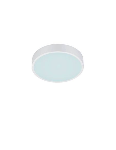Plafón LED Waco pequeño blanco 28W 3200lm regulable negro