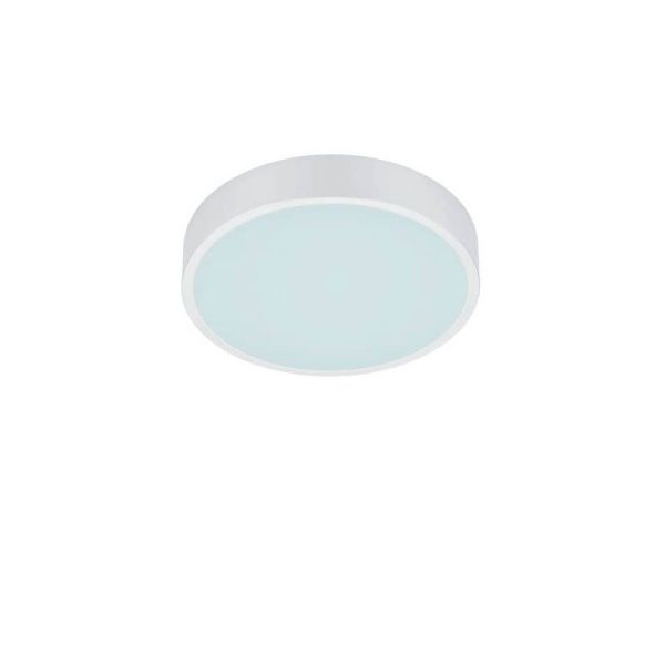 Plafón LED Waco pequeño blanco 28W 3200lm regulable negro