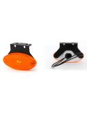Piloto LED ambar y reflectante ovalado con soporte IA SM1 ECE R10 Was | LeonLeds