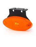 Piloto LED ambar y reflectante ovalado con soporte IA SM1 ECE R10 Was | LeonLeds