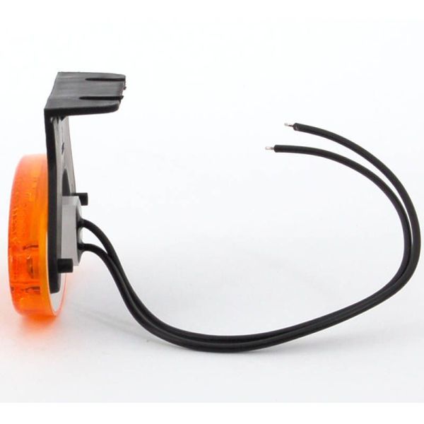 Piloto LED ambar y reflectante ovalado con soporte IA SM1 ECE R10 Was | LeonLeds