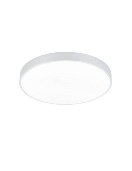Plafón LED redondo Waco blanco mediano luz fría