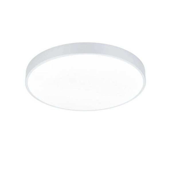 Plafón LED redondo Waco blanco mediano luz fría