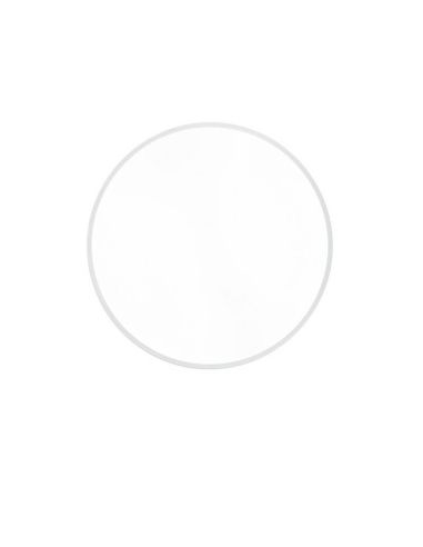 Plafonnier LED rond Waco blanc moyen vue du dessous