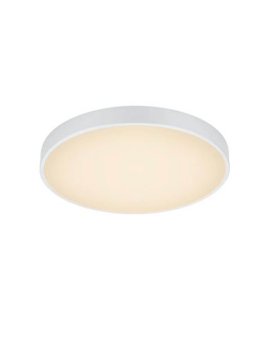 Waco plafonnier LED rond blanc moyen 28W 6200lm dimmable | LéonLeds