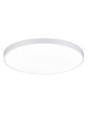 Plafón LED redondo grande blanco Waco luz fría encendida