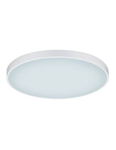 Plafón LED redondo grande blanco Waco apagado