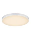 Waco grand plafonnier LED rond blanc | LéonLeds