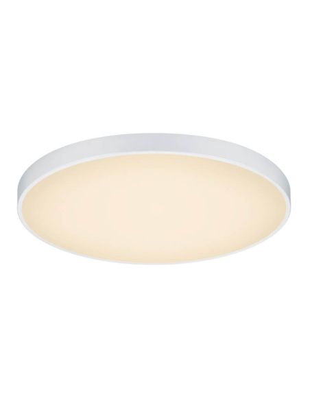 Waco grand plafonnier LED rond blanc | LéonLeds