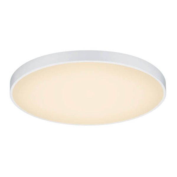 Plafón LED redondo grande blanco Waco | LeonLeds