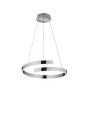 Plafonnier LED Parma finition métal dimmable IP20 chrome