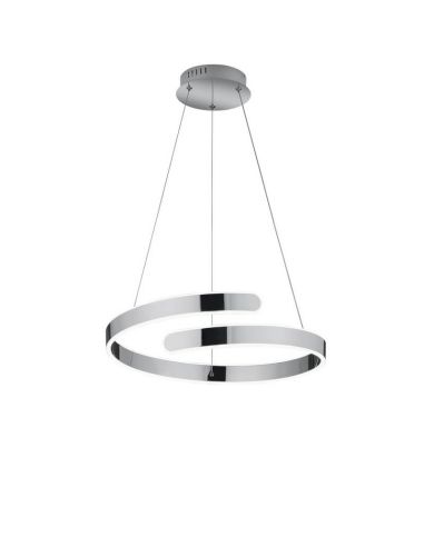 Parma Candeeiro de teto LED com acabamento metálico regulável IP20 cromado