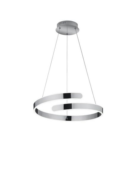 Plafonnier LED Parma finition métal dimmable IP20 chrome