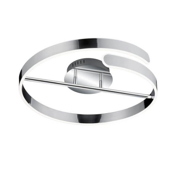 Plafón LED techo Parma acabado cromo regulable | LeonLeds