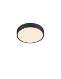 Waco petit plafonnier LED noir 28W 3200lm dimmable | LéonLeds