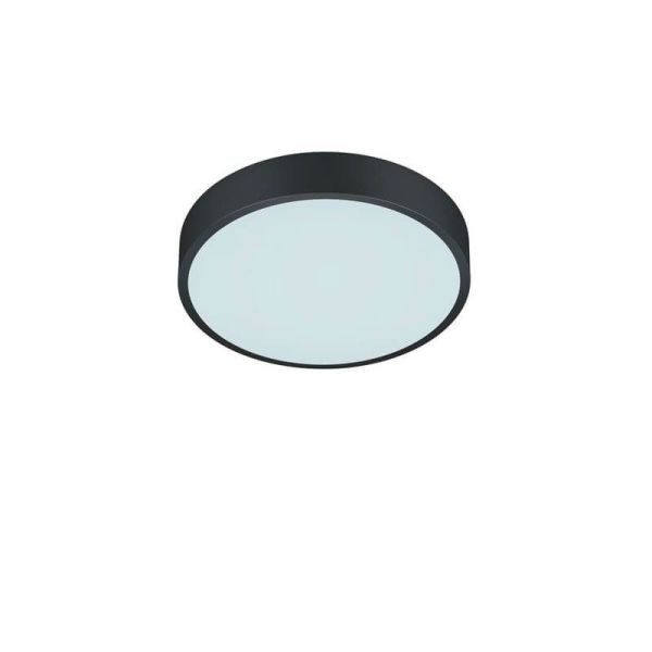 Waco petit plafonnier LED noir 28W 3200lm dimmable éteint