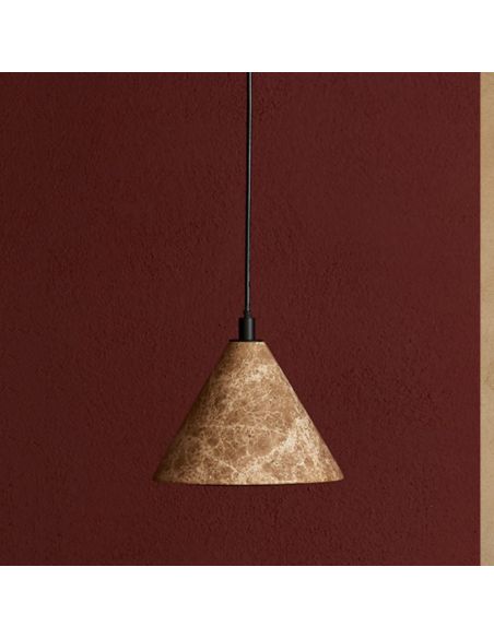 Plafonnier LED en marbre finlandais Iconic Aromas del Campo