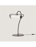 Lampe de table LED style vintage Ison noire