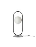 Lampe de table LED Abbacus avec abat-jour rond | LéonLeds