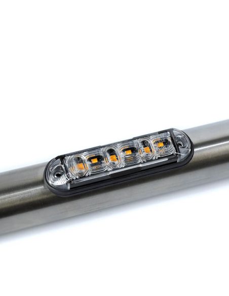 Piloto LED Estroboscópica Ambar Doble Flash XA1 EMC R10 IP68 FT-205 Eco Fristom | LeonLeds