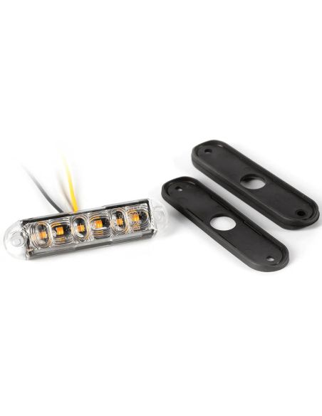 Lumière stroboscopique LED ambre Double Flash XA1 EMC R10 IP68 FT-205 Eco Fristom | LéonLeds