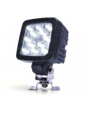Phare LED carré 50W, pour camion, tracteur, remorque, machines agricoles industrielles, étanche, multitension | LéonLeds