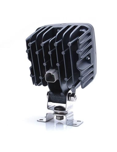 Farol LED quadrado de 50W para caminhão trator reboque máquinas agrícolas industriais multitensão à prova d'água | LeonLeds