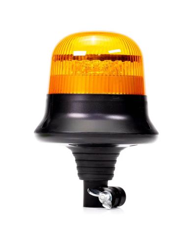 Rotativo LED Flexible Naranja con Soporte 1 Flash 12V/36V Single Flash Fristom | LeonLeds