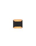 Aplique de pared LED Arino metal y madera natural