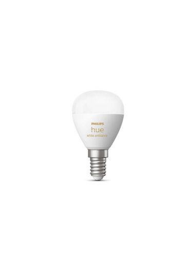 Philips Pack de 2 Ampoules Bougies LED Sphériques E14 4,9W Blanc