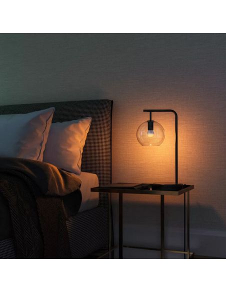 Lâmpada esférica inteligente Philips Hue WA Luster em uma lâmpada