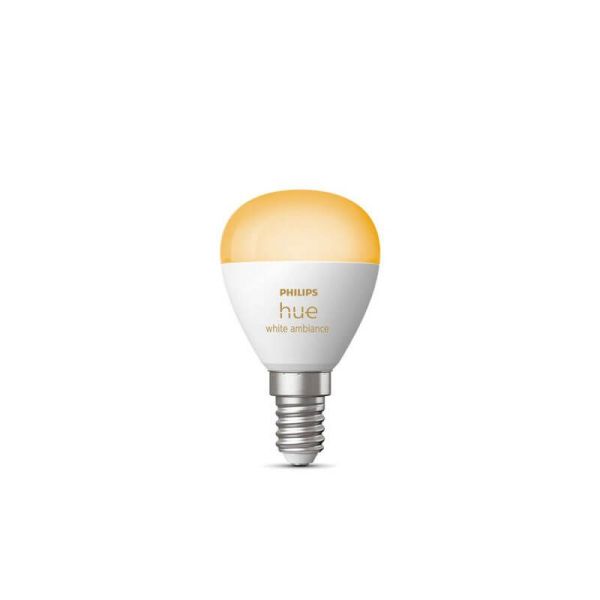 Bombilla esférica inteligente Philips Hue WA Luster | LeonLeds
