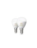 Pack 2 Ampoule sphérique intelligente Philips Hue WA Lustre éteinte