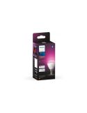 Bombilla esférica inteligente Philips Hue WCA Luster caja producto