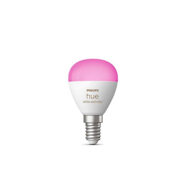 Bombilla esférica inteligente Philips Hue WCA Luster | LeonLeds