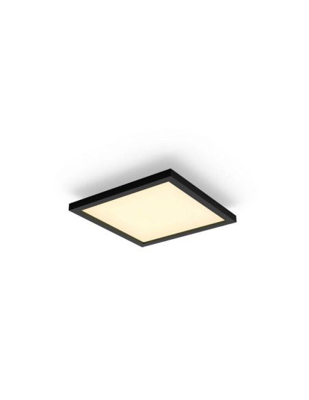 Panel LED inteligente Aurelle Philips Hue WA Cuadrado negro|LeonLeds